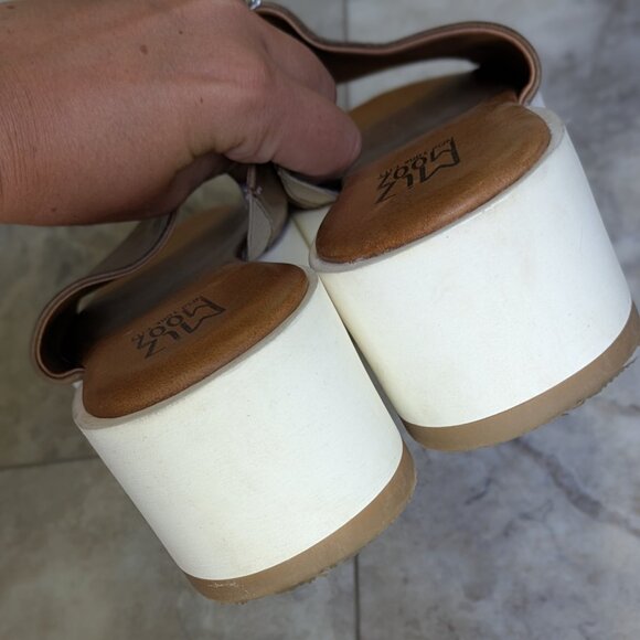 Miz Mooz 'Pollock' Leather Platform Sandals (women's 40) - Picture 5 of 11